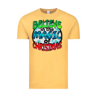 Vintage Mustard believe in the magic of christmas Vintage Tee - BarkalooDesign
