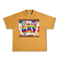 Peanut Butter it's okay to say gay tumbler Urban Heavy Tee - JahusDesignShop