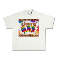 Pistachio it's okay to say gay tumbler Urban Heavy Tee - JahusDesignShop