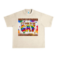 Sandshell it's okay to say gay tumbler Urban Heavy Tee - JahusDesignShop