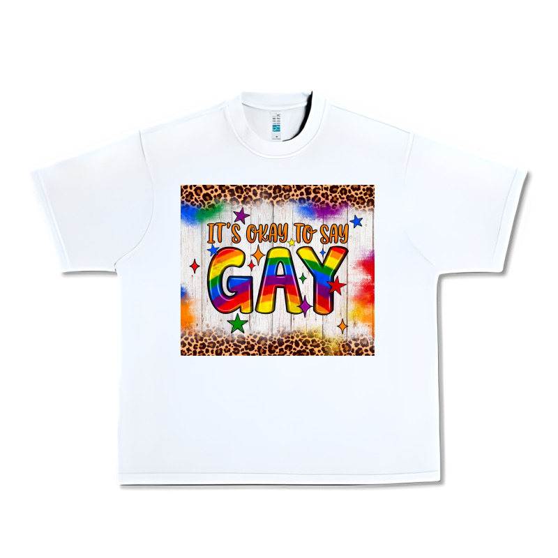 It's Okay To Say Gay Tumbler Urban Heavy Tee by JahusDesignShop | Teevron