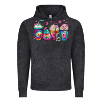 Vintage Black tie dye hippie coffee cups Vintage Hoodie - Jasminsmagicworld