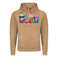 Vintage Camel tie dye hippie coffee cups Vintage Hoodie - Jasminsmagicworld