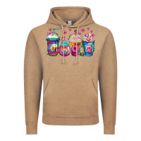 Vintage Coffee tie dye hippie coffee cups Vintage Hoodie - Jasminsmagicworld