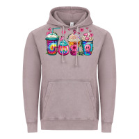 Vintage Zinc tie dye hippie coffee cups Vintage Hoodie - Jasminsmagicworld