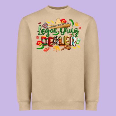 Cinco De Mayo Legal Drug Dealer Pharmacist Heavyweight Sweatshirt Designed By Cowgirlartshop
