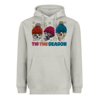 Moon Dust tis the season skull winter Heavyweight Hoodie - FaDigitalArtStudio