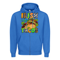 True Royal St. Patrick's Irish i had tacos Zipper Hoodie - OliviaCreatesArt