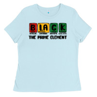 Baby Blue prime element Ladies Tee - MaliasSmallBusiness