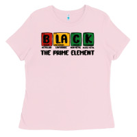 Bubblegum Pink prime element Ladies Tee - MaliasSmallBusiness