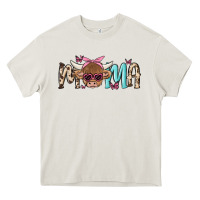 Cream mama cow Heavy Core Tee - MaliasSmallBusiness