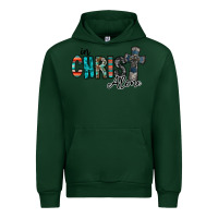 Foreset Green in christ alone Urban Hoodie - RacoonDesign
