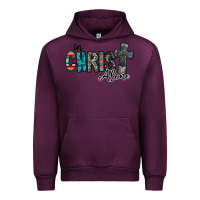 Mauve Wine in christ alone Urban Hoodie - RacoonDesign