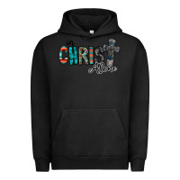 Pigment Black in christ alone Urban Hoodie - RacoonDesign