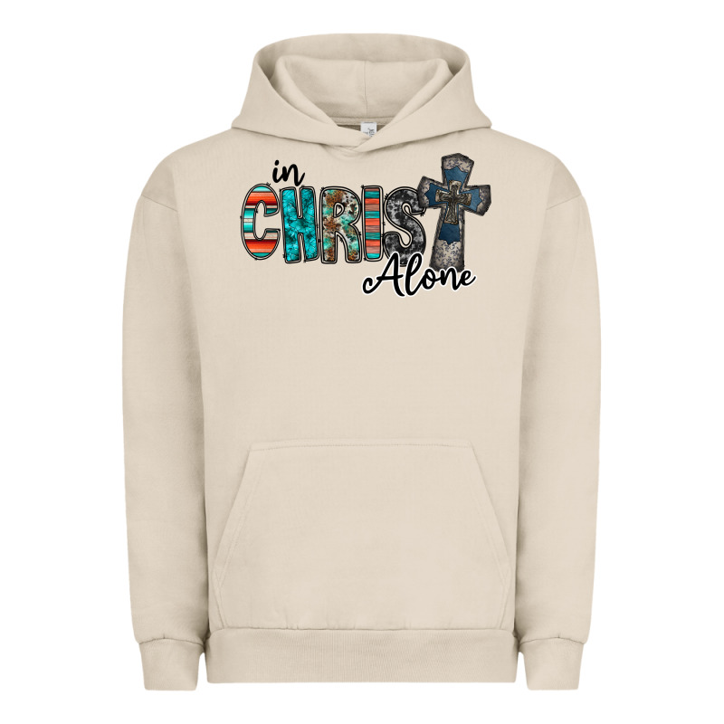 In Christ Alone Urban Hoodie by RacoonDesign | Teevron