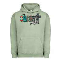 Pigment Oil Green in christ alone Urban Hoodie - RacoonDesign