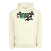 Pigment Pistachio in christ alone Urban Hoodie - RacoonDesign