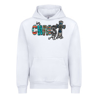 White in christ alone Urban Hoodie - RacoonDesign