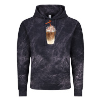 Cloud Black iced coffee with cream Vintage Hoodie - BarkalooDesign