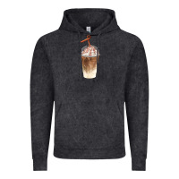 Vintage Black iced coffee with cream Vintage Hoodie - BarkalooDesign