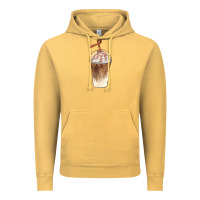 Vintage Mustard iced coffee with cream Vintage Hoodie - BarkalooDesign
