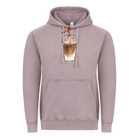 Vintage Zinc iced coffee with cream Vintage Hoodie - BarkalooDesign