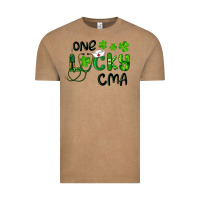 Vintage Coffee one lucky certified medical assistant cma Vintage Tee - RanaPortraitStore