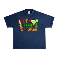 Navy let's fiesta taco and beer Urban Heavy Tee - BarkalooDesign