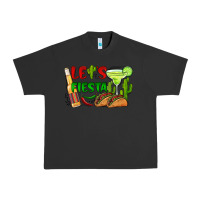 Pigment Black let's fiesta taco and beer Urban Heavy Tee - BarkalooDesign