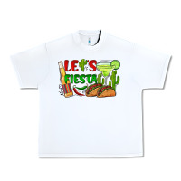 White let's fiesta taco and beer Urban Heavy Tee - BarkalooDesign