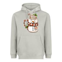 Moon Dust Christmas Snowman Coffee Cup Heavyweight Hoodie - FaDigitalArtStudio