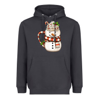 Smoke Christmas Snowman Coffee Cup Heavyweight Hoodie - FaDigitalArtStudio