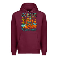 Burgundy Gobble Til You Wobble Coffee Mug Premium Hoodie - FaDigitalArtStudio