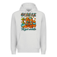 Dove Grey Gobble Til You Wobble Coffee Mug Premium Hoodie - FaDigitalArtStudio