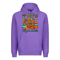 Purple Gobble Til You Wobble Coffee Mug Premium Hoodie - FaDigitalArtStudio