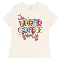 Bone iced coffee girly Ladies Tee - MaliasSmallBusiness