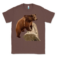 Chestnut California Grizzly Bear Classic Tee - RanaPortraitStore