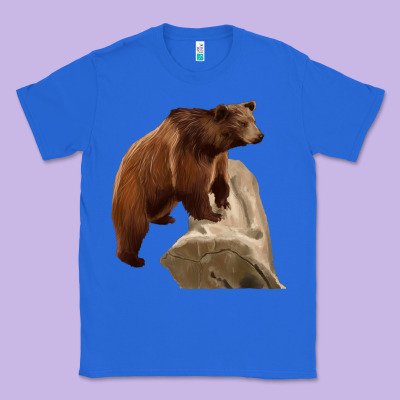 California Grizzly Bear Classic Tee Designed By Ranaportraitstore