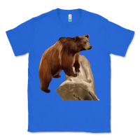 True Royal California Grizzly Bear Classic Tee - RanaPortraitStore