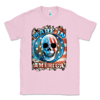 Bubblegum Pink made in america skull Classic Tee - JahusDesignShop