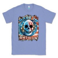 Colony Blue made in america skull Classic Tee - JahusDesignShop