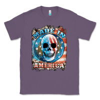 Lavender made in america skull Classic Tee - JahusDesignShop