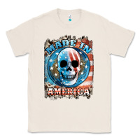 Natural made in america skull Classic Tee - JahusDesignShop