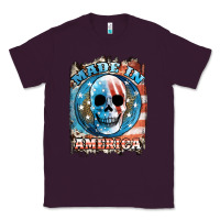 Plum made in america skull Classic Tee - JahusDesignShop