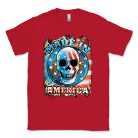 Red made in america skull Classic Tee - JahusDesignShop