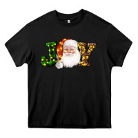 Black Christmas santa clause joy Heavy Core Tee - AdoDesignShop