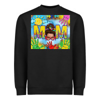 Black Messy bun Autism mom 20oz skinny tumbler Heavyweight Sweatshirt - TumblerDesignByShophia