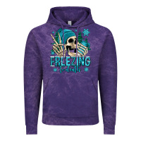 Cloud Purple freezing to death winter skull Vintage Hoodie - Jasminsmagicworld