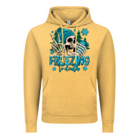 Vintage Mustard freezing to death winter skull Vintage Hoodie - Jasminsmagicworld