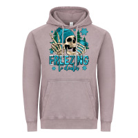 Vintage Zinc freezing to death winter skull Vintage Hoodie - Jasminsmagicworld